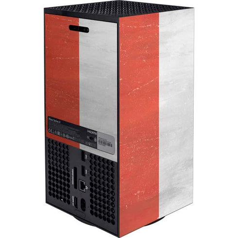 Peru Flag Distressed Xbox Series X Bundle Skin